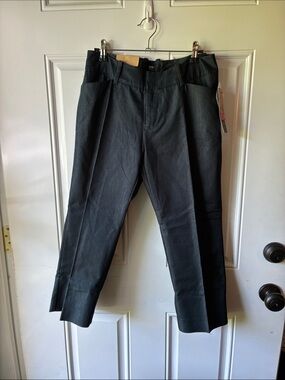 Mossimo Supply Co. Women's Cropped Midnight Blue Dress Pants - Tailored Pleat